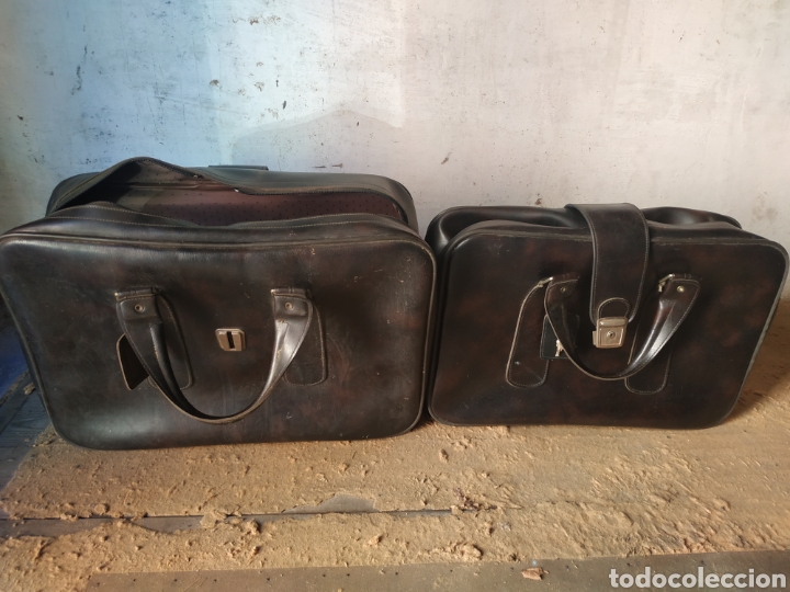 conjunto maletas piel - Comprar en todocoleccion - 222371372