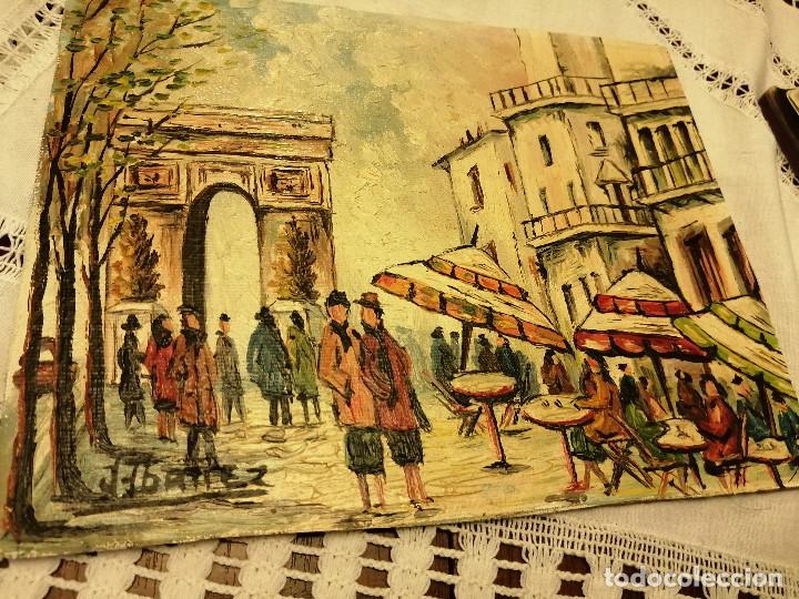 Vintage: PINTURA LIENZO SOBRE TABLILLA, FIRMADA
