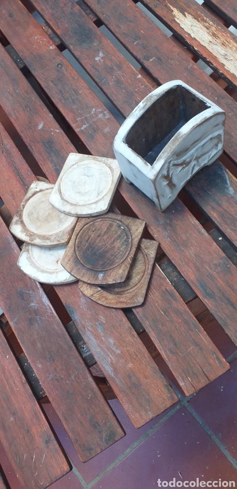 Vintage: Posavasos de madera - Foto 2