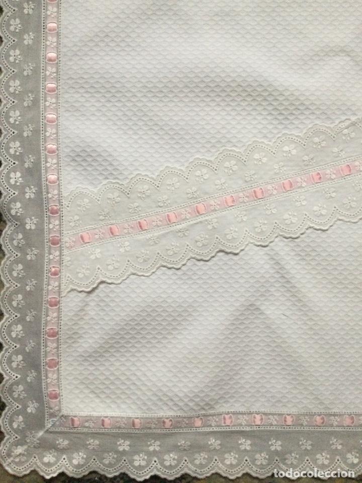Vintage: COLCHA BEBE FUNDA EDRED&Oacute;N PARA COCHECITO O CUNA