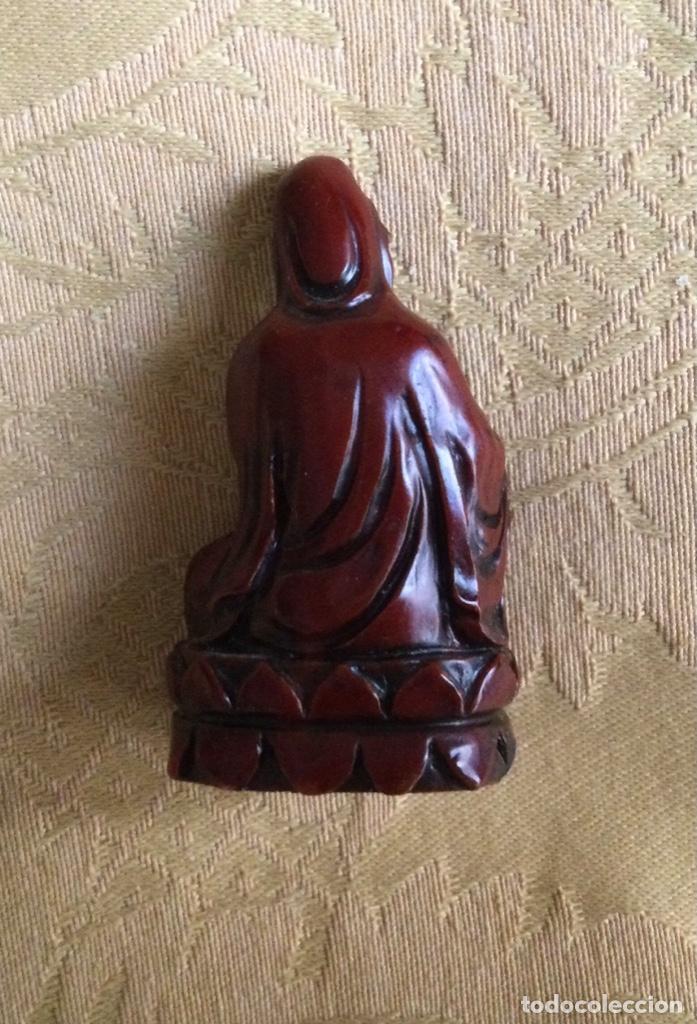 Vintage: PEQUE&Ntilde;O BUDA DEL AMOR DE RESINA - Foto 7