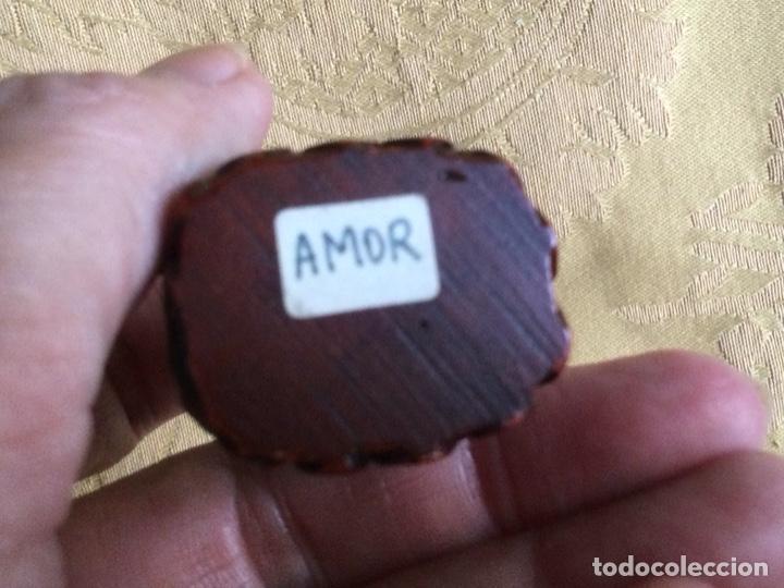 Vintage: PEQUE&Ntilde;O BUDA DEL AMOR DE RESINA - Foto 8