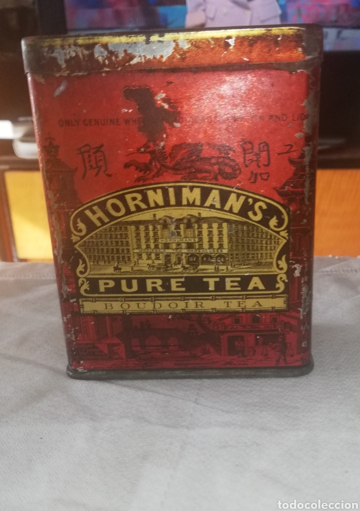 Vintage: Lata vintage o antigua, Horniman's pure tea