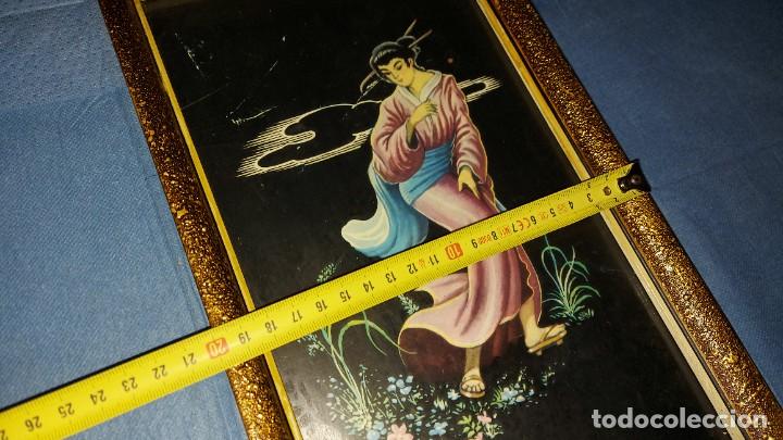Vintage: ANTIGUO CUADRO- TEMATICA JAPON - Foto 3