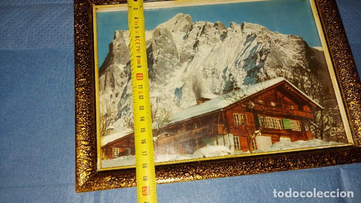 Vintage: ANTIGUO CUADRO TEMATICA NIEVE - Foto 2