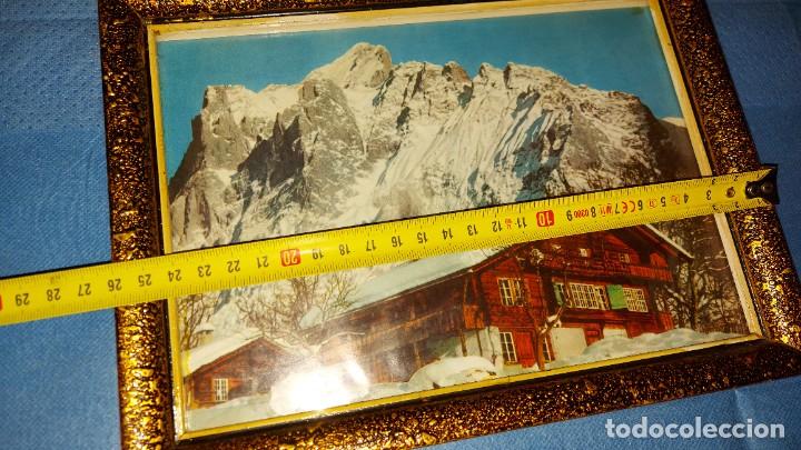 Vintage: ANTIGUO CUADRO TEMATICA NIEVE - Foto 3