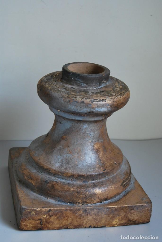 Vintage: PEANA DE TERRACOTA - BASE BARRO - PIE CER&Aacute;MICA