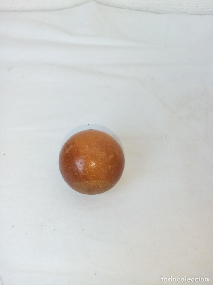 Vintage: Bolas de madera para tejer calcetines. - Foto 1