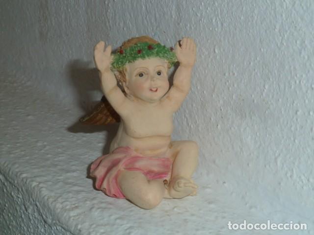 Vintage: Figura resina. Querub&iacute;n - Foto 1