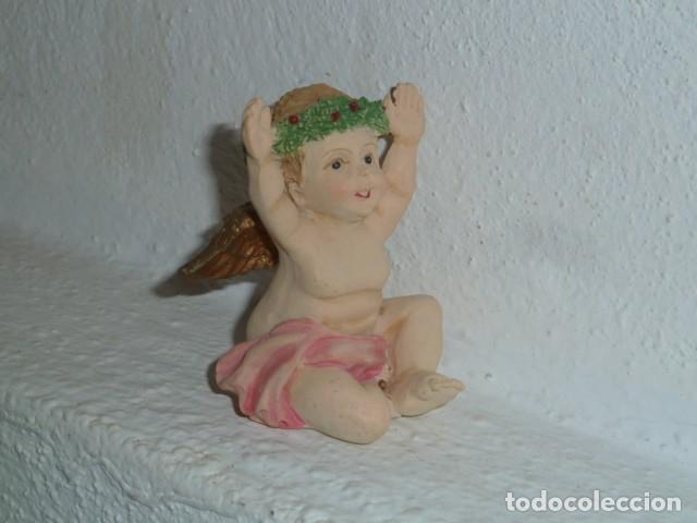 Vintage: Figura resina. Querub&iacute;n - Foto 5