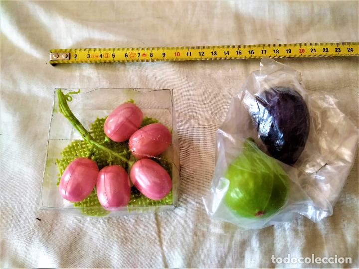 Vintage: VINTAGE - Lote FRUTAS de pl&aacute;stico HECHAS EN ESPA&Ntilde;A