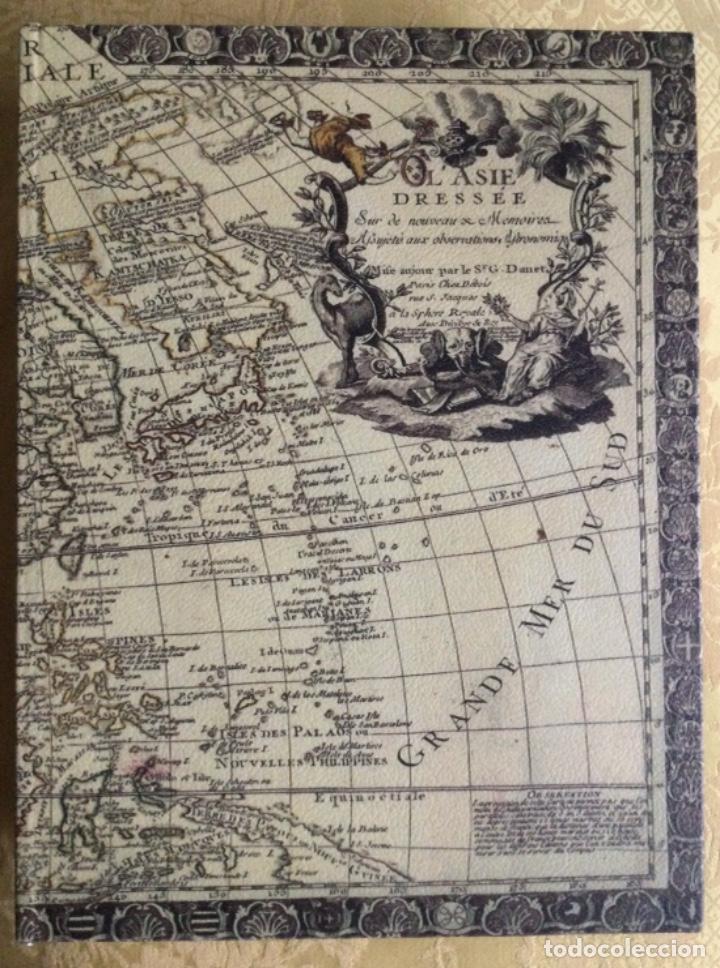 Vintage: CAJA CON FORMA DE LIBRO ATLAS DE MAPAS - Foto 7