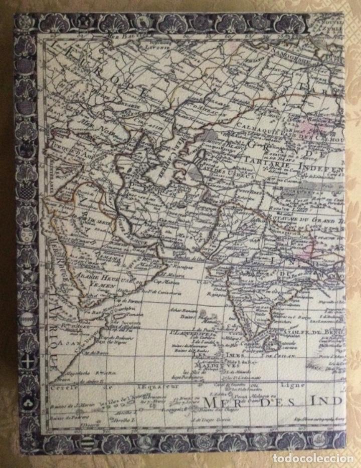 Vintage: CAJA CON FORMA DE LIBRO ATLAS DE MAPAS - Foto 10