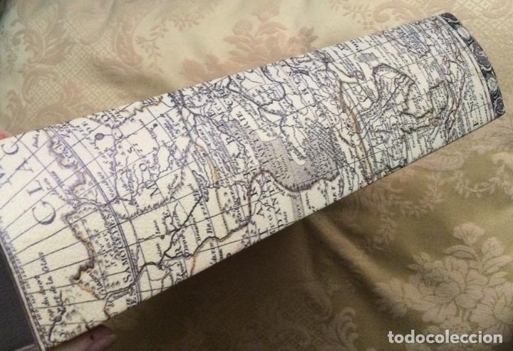 Vintage: CAJA CON FORMA DE LIBRO ATLAS DE MAPAS - Foto 18