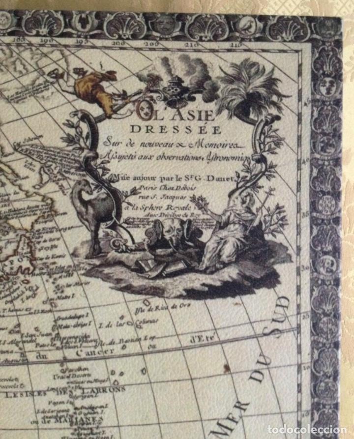 Vintage: CAJA CON FORMA DE LIBRO ATLAS DE MAPAS - Foto 3