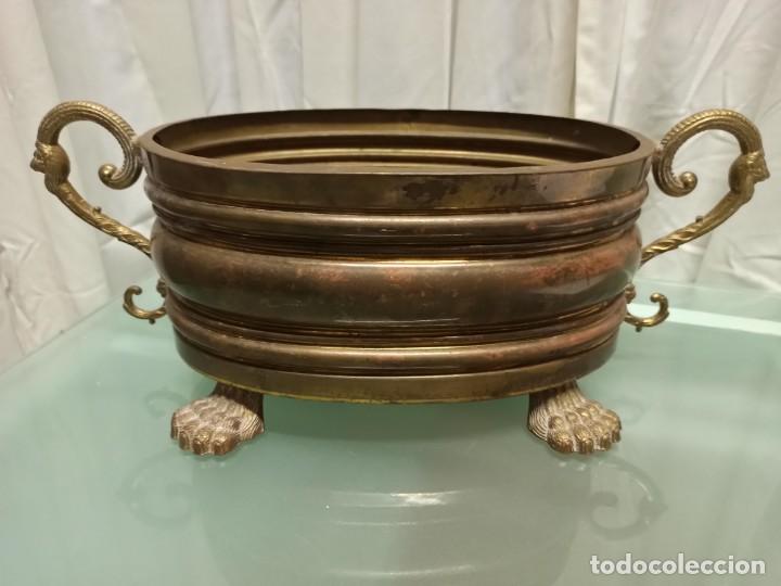 Vintage: MACETERO METAL / BRONCE - Foto 1