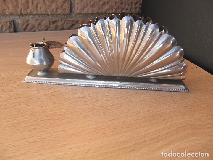Vintage: SERVILLETERO CON PALILLERO ANTIGUO - Foto 7