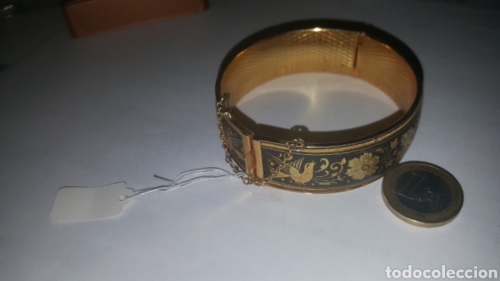 Vintage: PULSERA DAMASQUINADA - Foto 3