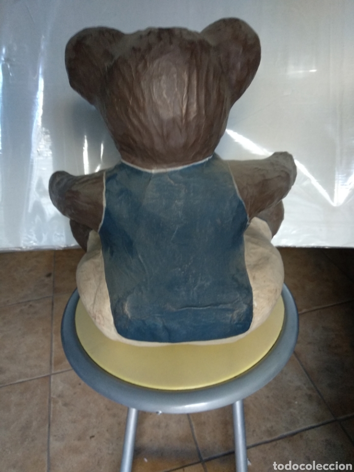 Vintage: Oso papel mach&eacute; - Foto 4
