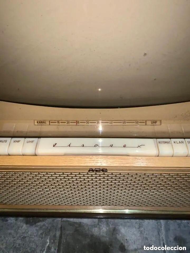 Vintage: TELEVISOR CON MUEBLE - VISANOX - AEG - ALEMAN - Foto 4