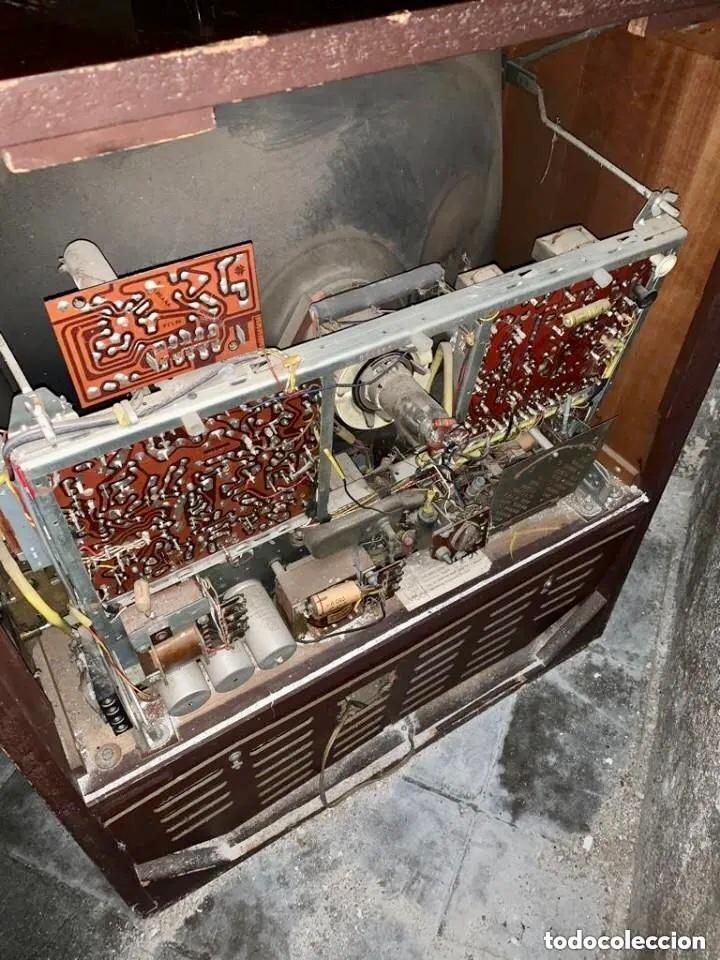 Vintage: TELEVISOR CON MUEBLE - VISANOX - AEG - ALEMAN - Foto 7