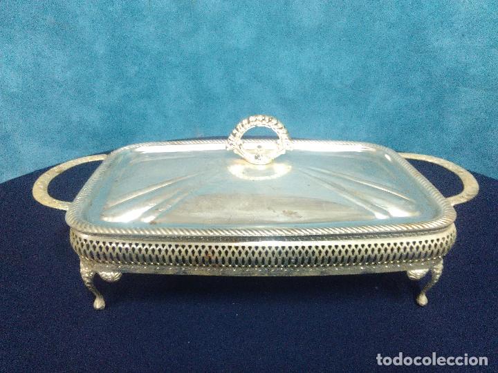 Vintage: BANDEJA SERVICIO HIERRO CROMADO