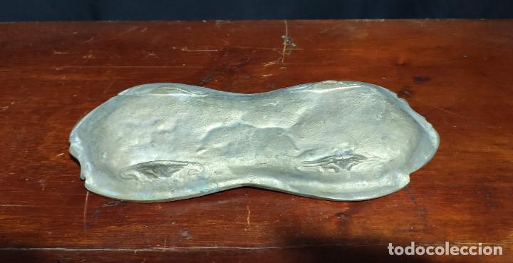 Vintage: BONITA BANDEJA DE BRONCE MACIZO - Foto 3