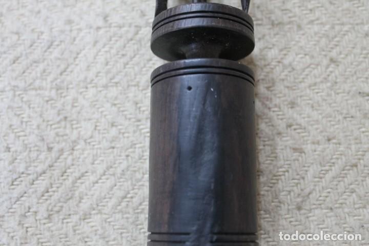 Vintage: PORTAVELAS TALLADO MADERA - Foto 10