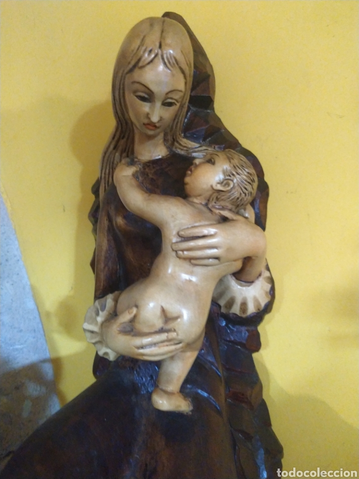 Vintage: Virgen con ni&ntilde;o - Foto 3