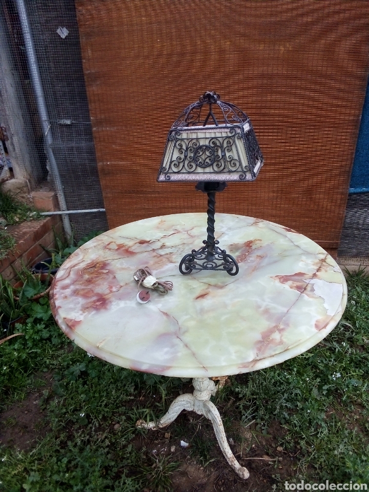 Vintage: L&aacute;mpara de mesa