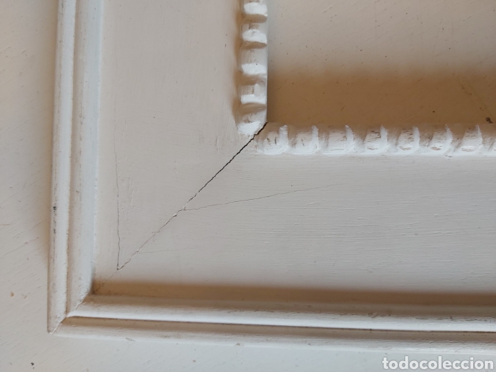 Vintage: Bonito marco de madera en blanco. - Foto 2