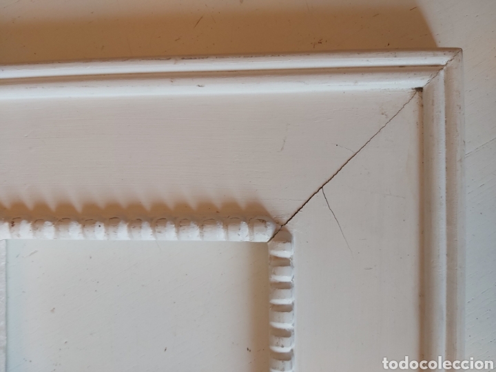 Vintage: Bonito marco de madera en blanco. - Foto 3