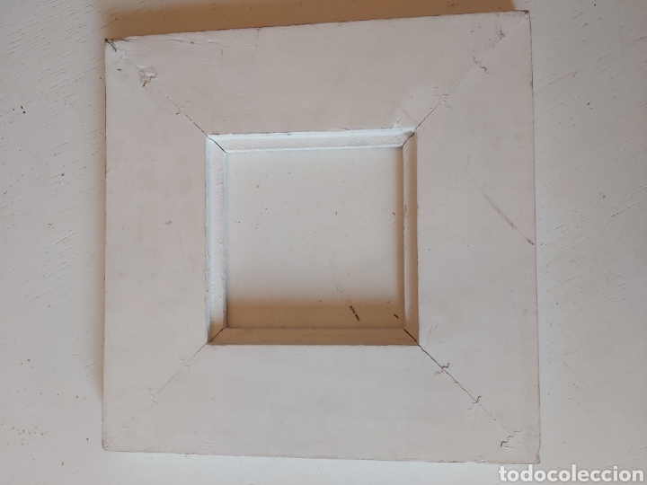 Vintage: Bonito marco de madera en blanco. - Foto 4
