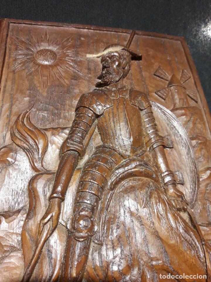 Vintage: Placa imitaci&oacute;n resina D. Quijote - Foto 3