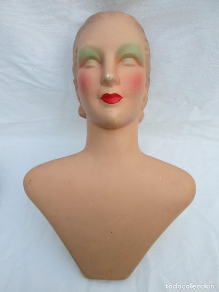 Vintage: maniqu&iacute; mujer vintage de pared