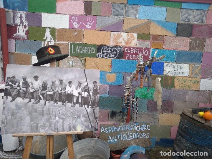 Vintage: Cuadro de los obreros en altura
