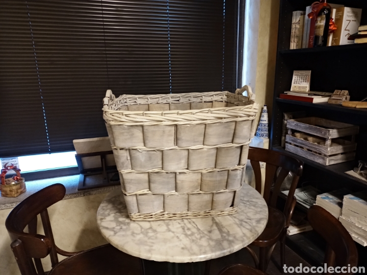 Vintage: Cesto decorativo nuevo con etiquetas
