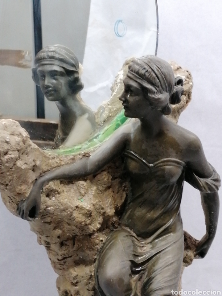 Vintage: Figura con espejo - Foto 2