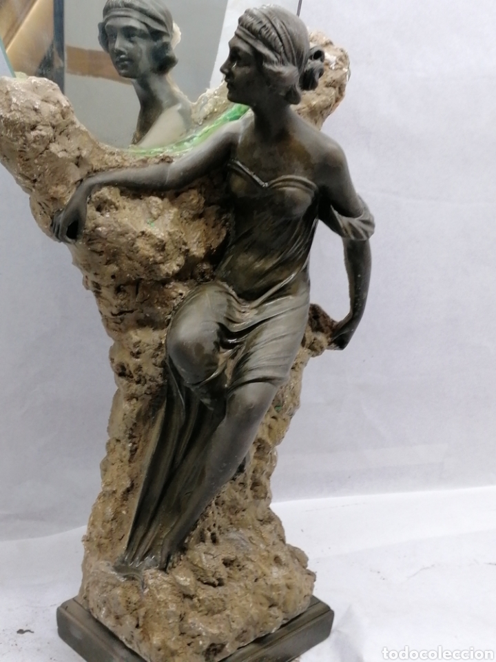 Vintage: Figura con espejo - Foto 3