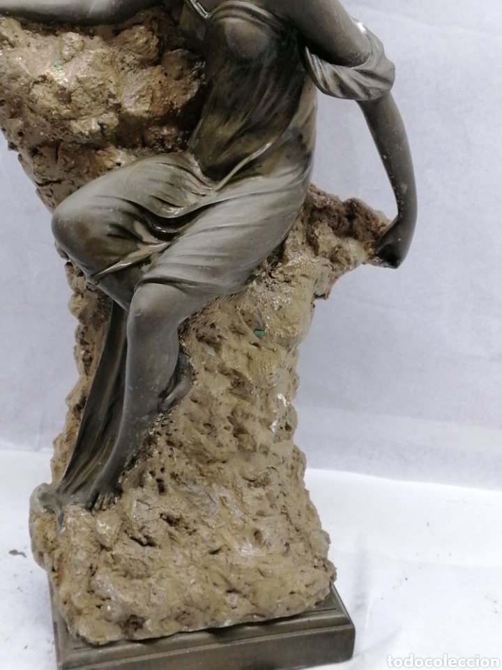 Vintage: Figura con espejo - Foto 4