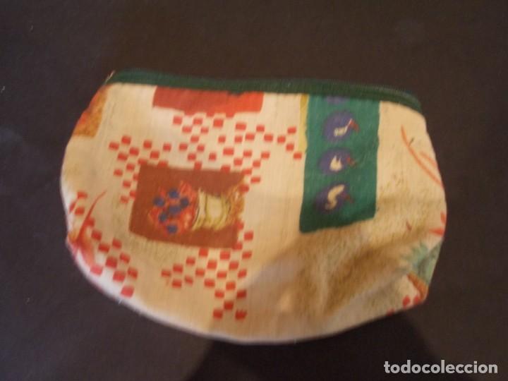 Vintage: neceser de tela peque&ntilde;o - Foto 2