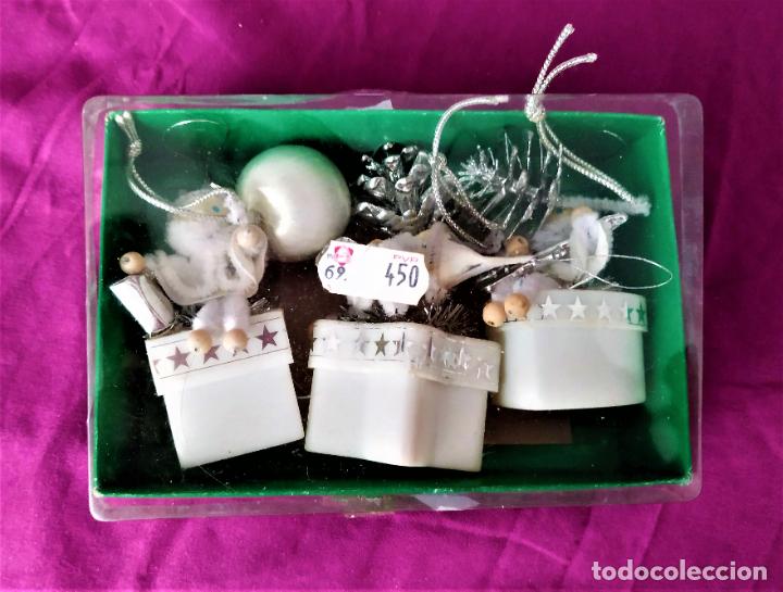 Vintage: GRANDES ALMACENES SIMAGO VINTAGE Lote ADORNOS NAVIDE&Ntilde;OS - NAVIDAD. Costaban 450 pesetas