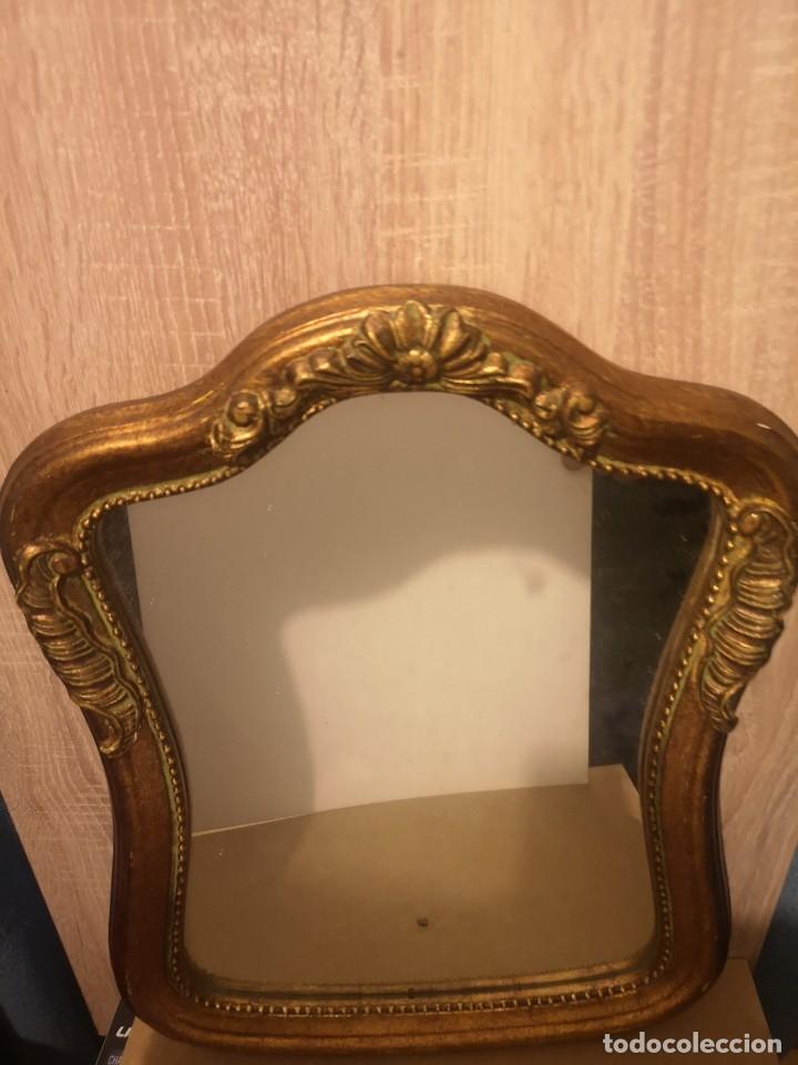 Vintage: Espejo vintage de madera