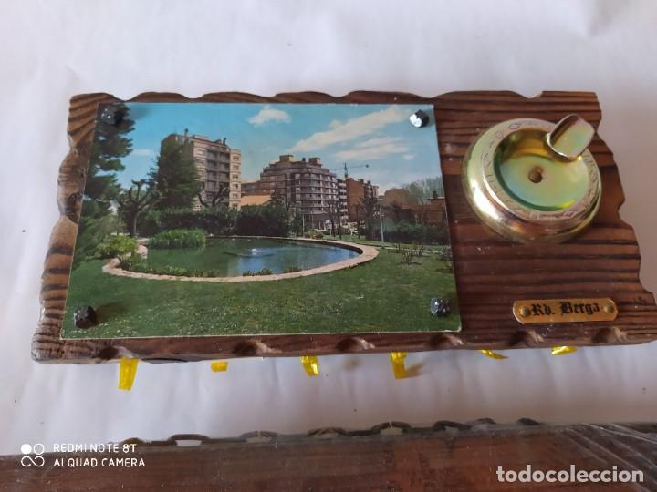 Vintage: recuerdo de berga conjunto cuadro con termometro - Foto 2