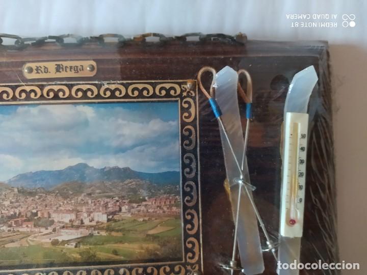 Vintage: recuerdo de berga conjunto cuadro con termometro - Foto 9