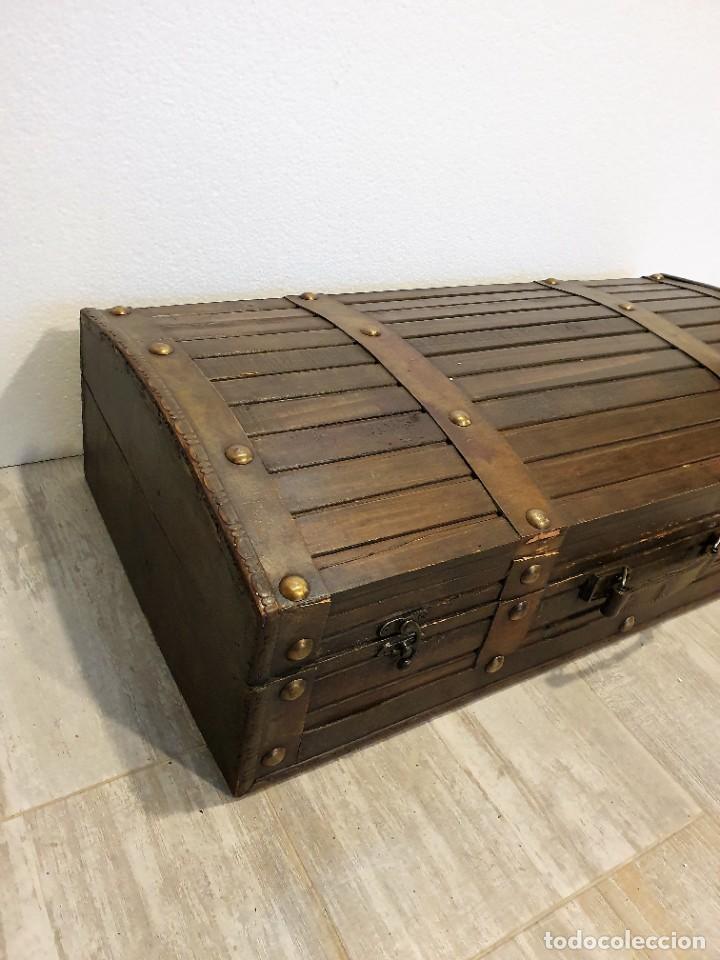 Vintage: MALETA DE MADERA - Foto 3