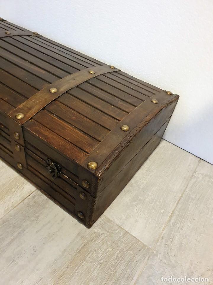 Vintage: MALETA DE MADERA - Foto 4