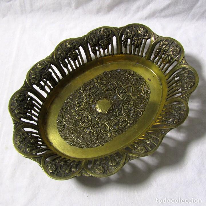 Vintage: Original bandeja de bronce Estrella de Salom&oacute;n - Foto 1