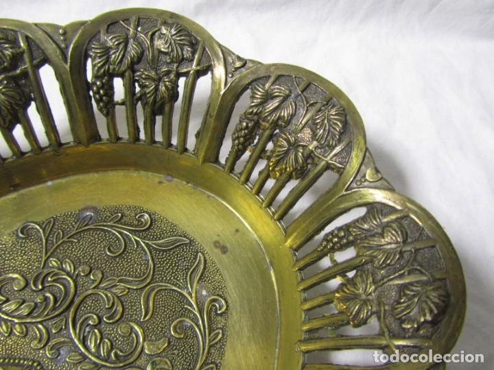 Vintage: Original bandeja de bronce Estrella de Salom&oacute;n - Foto 5