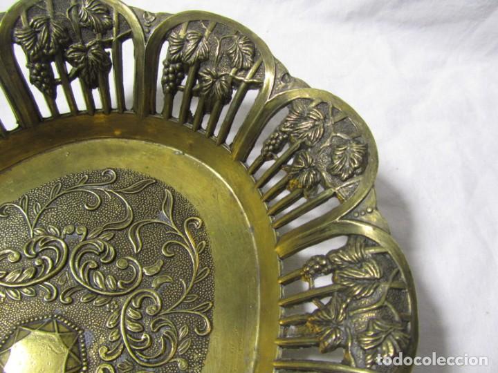 Vintage: Original bandeja de bronce Estrella de Salom&oacute;n - Foto 7